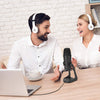 USB Computer Microphone for Vlog Conference Live, BOYA BY-PM700 Live Condenser Microphone with Flexible Polar Pattern for Windows and Mac Tablet Recording Interview Vlog Game Podcast