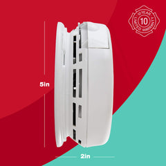 First Alert BRK SC7010BV-12 Hardwired Talking Photoelectric Smoke and Carbon Monoxide (CO) Detector, 12 Pack