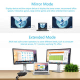 WAVLINK USB 3.0 Universal Laptop Docking Station Dual Video Monitor Display, HDMI, DVI & VGA, Audio, Gigabit Ethernet, 4 USB Ports, 2 USB Charging Port for Ultrabook, Tablets and Notebooks-Black