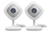 Arlo Q - Wired, 1080p HD Security Camera (2 Pack) | Night vision, Indoor only, 2-Way Audio | Cloud Storage Included | Works with Alexa (VMC3240)