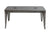 Creative Co-op DA7817 Grey & Brown Galvanized Metal Bench, Grey