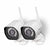 Zmodo Wireless Security Camera System (2 Pack) , Smart Home HD Indoor Outdoor WiFi IP Cameras with Night Vision, 1-month Free Cloud Recording