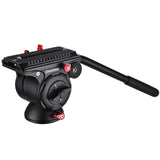 IFOOTAGE Video Tripod Head Fluid Drag Pan Head for DSLR Cameras, Camcorder, Monopod and Tripods