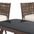 AmazonBasics 4-Piece PE Rattan Wicker Outdoor Furniture Patio Set