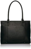 Solo Jay 15.6 inch Vintage Leather Laptop Ladies Tote Bag, Black