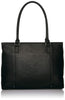 Solo Jay 15.6 inch Vintage Leather Laptop Ladies Tote Bag, Black