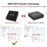 Mini PC Intel Celeron N3060 Processor(up to 2.48 GHz) 4GB/ 64GB Mini Desktop Computer Support Windows 10, HDMI+VGA Output 4K HD, 2.4G/5G Dual WiFi, 2.5 inch SSD, 1000Mbps Ethernet,BT 4.2,Auto Power On