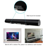 Wohome TV Sound Bar Wireless Bluetooth and Wired Home Theater Speaker System (40