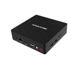 Mini PC Intel Celeron N3060 Processor(up to 2.48 GHz) 4GB/ 64GB Mini Desktop Computer Support Windows 10, HDMI+VGA Output 4K HD, 2.4G/5G Dual WiFi, 2.5 inch SSD, 1000Mbps Ethernet,BT 4.2,Auto Power On