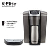 Keurig K-Elite Single Serve K-Cup Pod Coffee Maker, with Strong Temperature Control, Iced Coffee Capability, 12oz Brew Size, Programmable, Brushed Slate