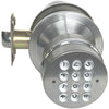 SoHoMiLL Electronic Door Knob (Spring Latch LOCK; Not Deadbolt; Not Phone Connected), single front keypad YL 99