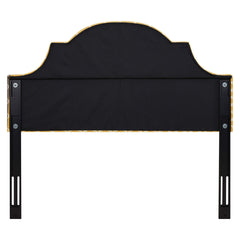 Ravenna Home Trellis Pattern Upholstered Headboard - Queen, 61.6 Inch, Yellow and Cream