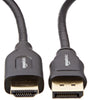 AmazonBasics DisplayPort to HDMI Adapter Computer Cable - 6 Feet, 10-Pack