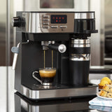 Best Choice Products 3-in-1 15-Bar Espresso, Drip Coffee, and Cappuccino Latte Maker Machine with Steam Wand Milk Frother, Thermoblock System, Tumbler, Portafilters, LED Display