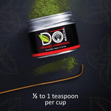 DoMatcha - Organic Ceremonial Green Tea Matcha Powder, Natural Source of Antioxidants, Caffeine, and L-Theanine, Promotes Focus and Relaxation, 75 Servings (2.82 oz)