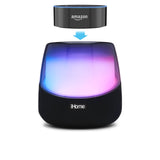 iHome iAV5 Color Changing Bluetooth Rechargeable Speaker for Amazon Echo Dot