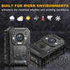 1296P HD Police Body Camera,64G Memory,CammPro Premium Portable Body Camera,Waterproof Body-Worn Camera with 2 Inch Display,Night Vision,GPS for Law Enforcement Recorder,Security Guards,Personal Use