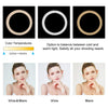 Zomei Dimmable Ring Light 16-Inch Led Beauty Makeup Photography Fill Light with Foldable Tripod Stand Cellphone Holder for Camera Phone YouTube Live Streaming Selfie Video Studio Shooting