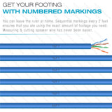 Mediabridge Cat5e Ethernet Cable (500 Feet, Blue) - w/ Convenient Pull-Out Box - UL Listed CM Rated (Part# C5-500-BLUE )