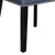 Ravenna Home Modern Dining Chair, 36 Inch Height, Denim Blue