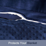 YEMYHOM 100% Breathable Weighted Blanket with 2-Pieces Removable Duvet Covers for Different Temperature Needs | Heavy Blankets for Adult 20 lbs 60