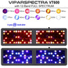 VIPARSPECTRA Timer Control Series VT600 600W LED Grow Light - Dimmable Veg/Bloom Channels 12-Band Full Spectrum for Indoor Plants