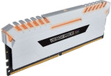 CORSAIR Vengeance RGB 32GB (4x8GB) DDR4 3200MHz C16 Desktop Memory - White