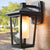 Log Barn Large Outdoor Light Farmhouse Wall Sconce with Frosted Glass Cylinder for Entryways Hallway, Garden, 9.8