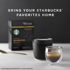 Starbucks Verismo Espresso Roast Espresso Single Serve Verismo Pods, Dark Roast, 6 boxes of 12 (72 total Verismo pods)