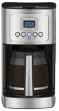 Cuisinart DCC-3200 14-Cup Glass Carafe with Stainless Steel Handle Programmable Coffeemaker, Silver