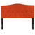 Flash Furniture Cambridge Tufted Upholstered Full Size Headboard in Orange Fabric