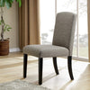 Ravenna Home Modern Dining Chair, 36 Inch Height, Grey, Set of 2