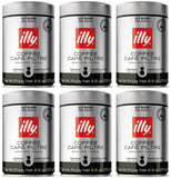 illy Caffe Scuro Drip Grind (Dark Roast, Brown Band), 8.8-Ounce Tins (Pack of 6)