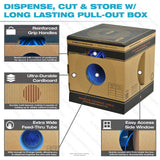 Mediabridge Cat5e Ethernet Cable (500 Feet, Blue) - w/ Convenient Pull-Out Box - UL Listed CM Rated (Part# C5-500-BLUE )