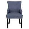 Ravenna Home Modern Dining Chair, 36 Inch Height, Denim Blue