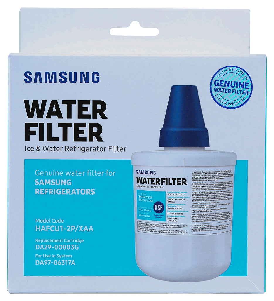 Samsung Genuine DA29-00003G Refrigerator Water Filter, 2-Pack (HAF-CU1-2P/XAA)